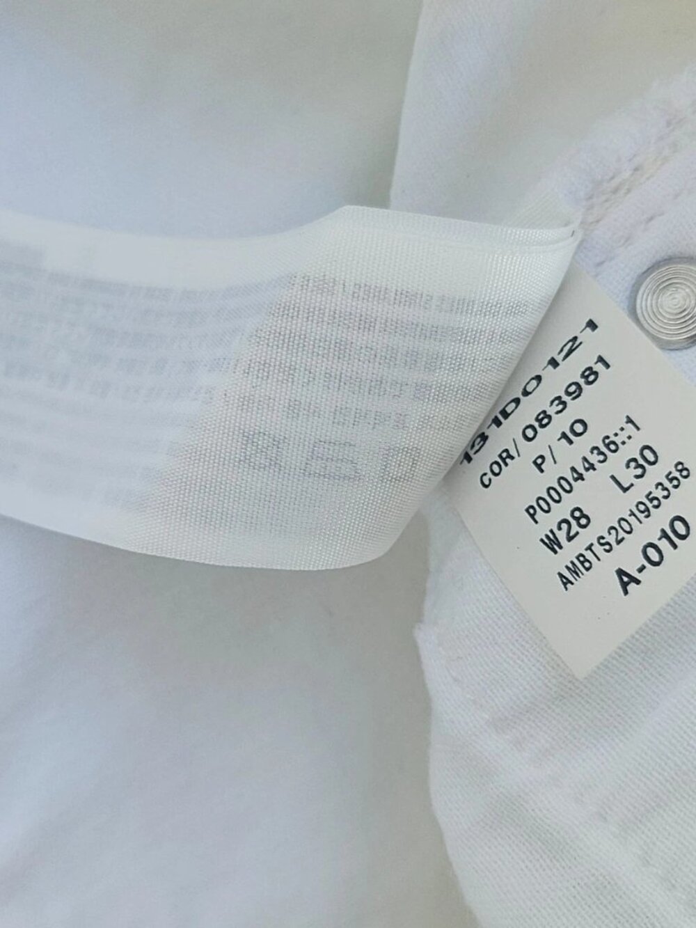 Abercrombie & Fitch Women Jeans White Denim Athletic Skinny Stretch Size 28W 30L - Picture 12 of 13
